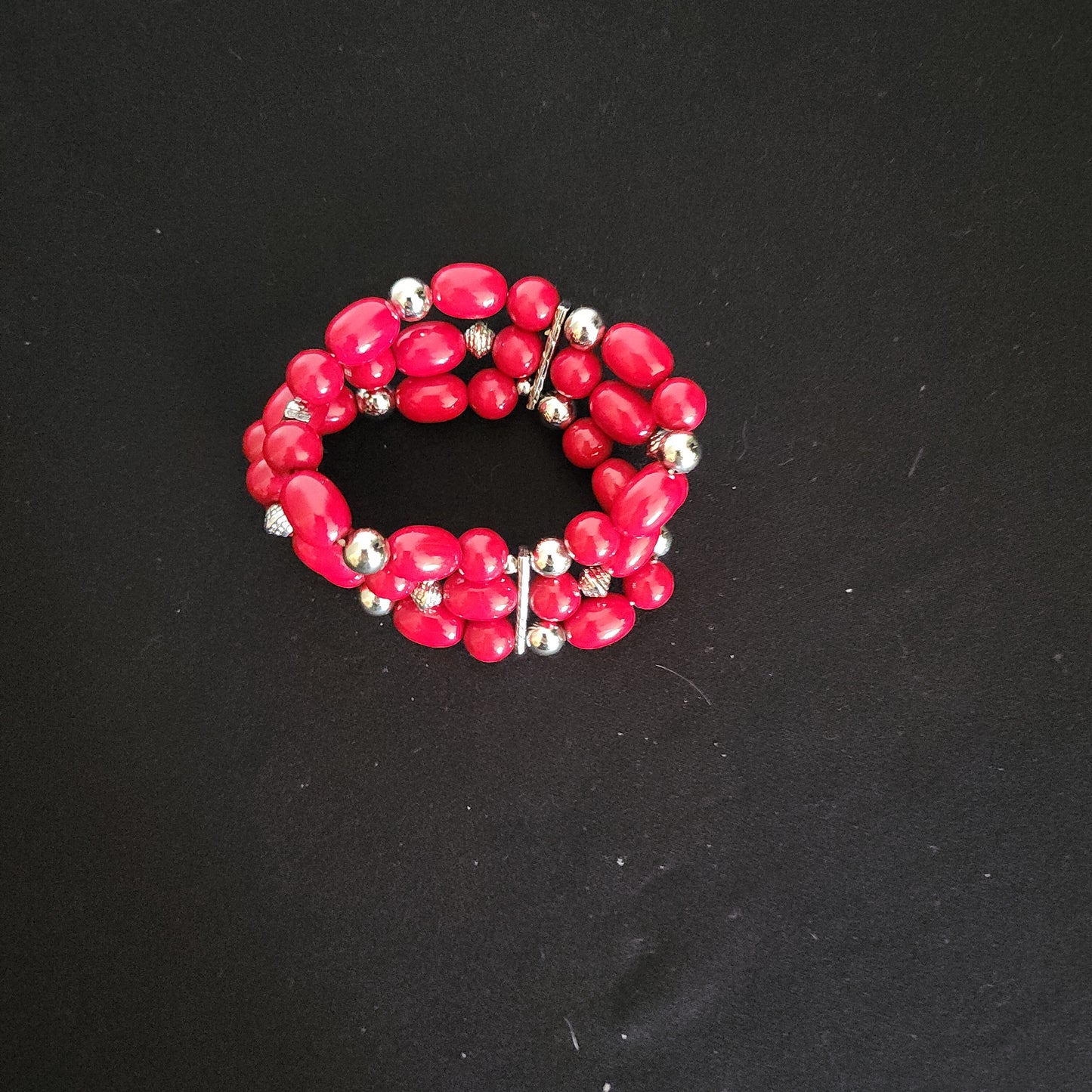 3 Strand Red Bracelet