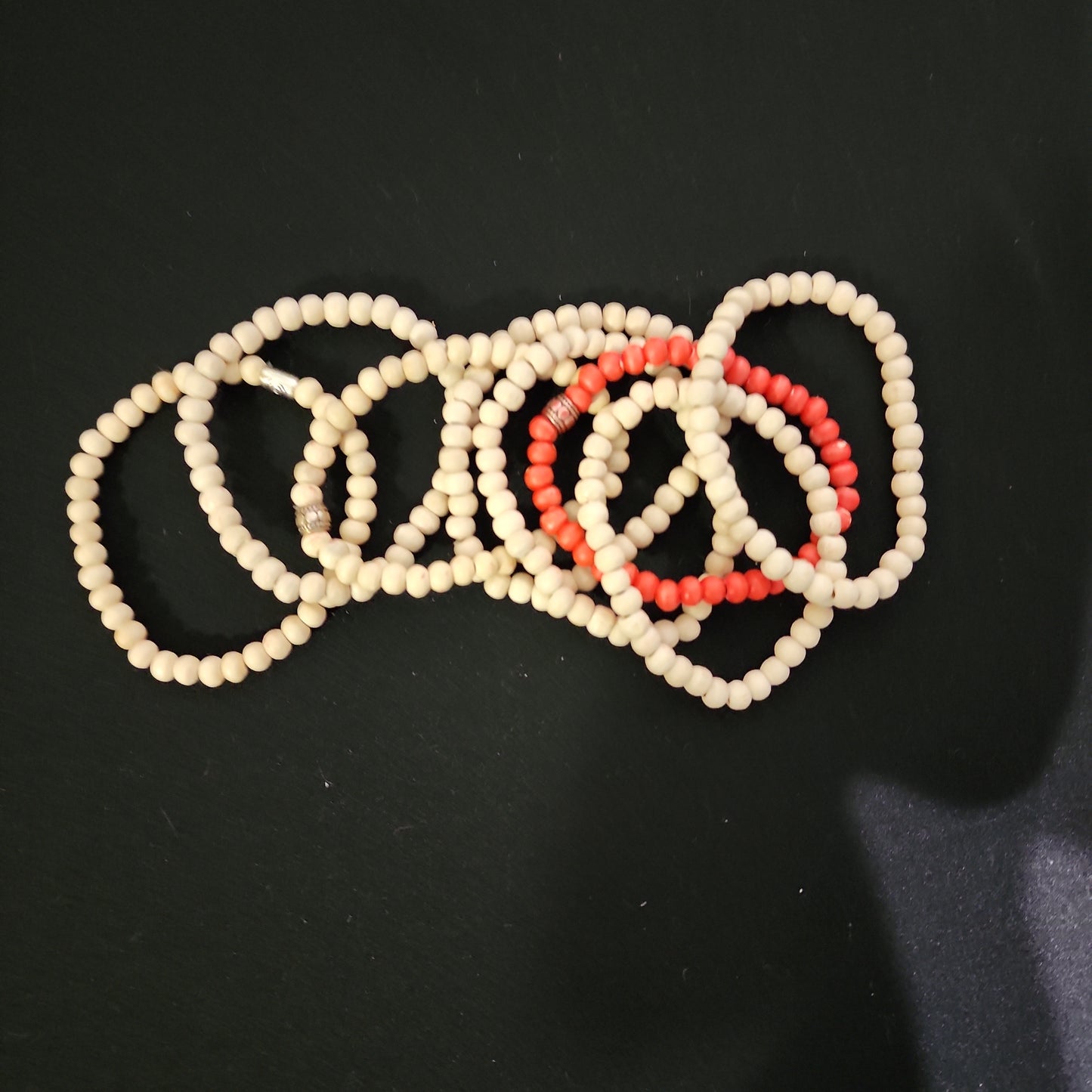 8 Wood Bead Bracelets