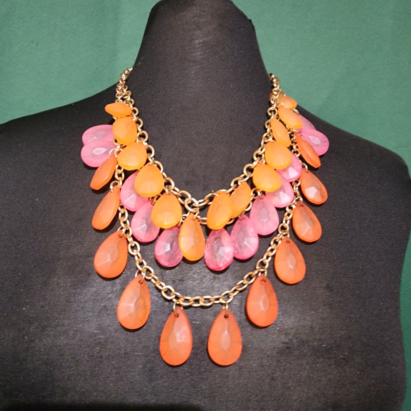 3 Strand Colorful Necklace