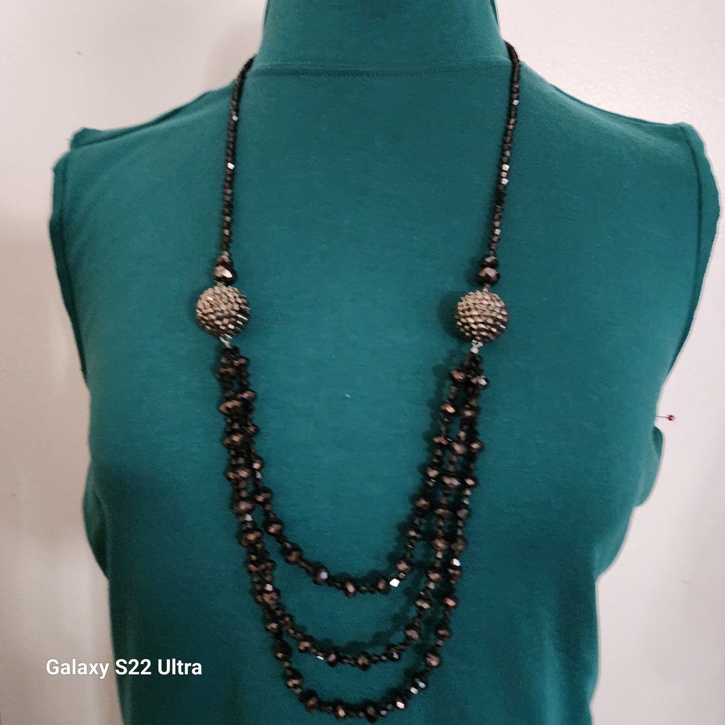 Vintage 1950's Glass Bead Necklace