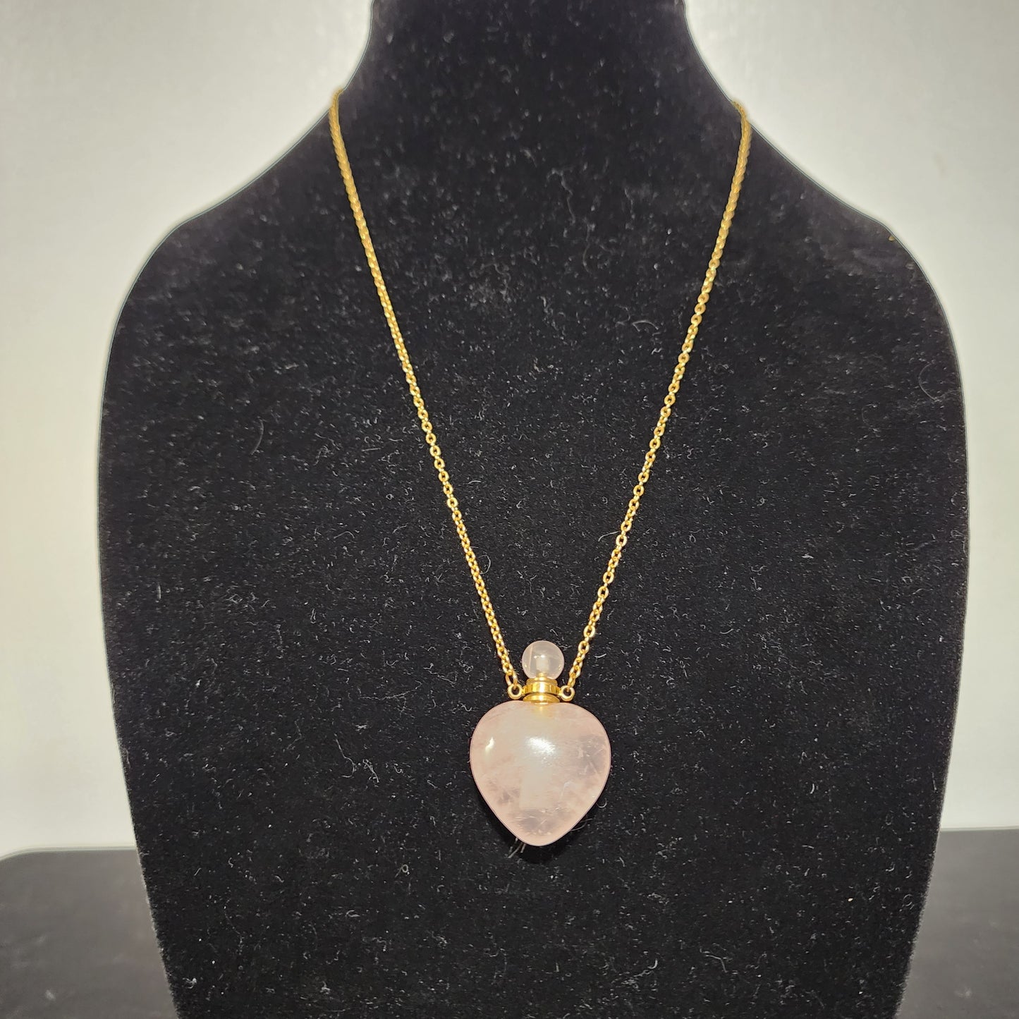 Perfume Bottle Pendant Necklace