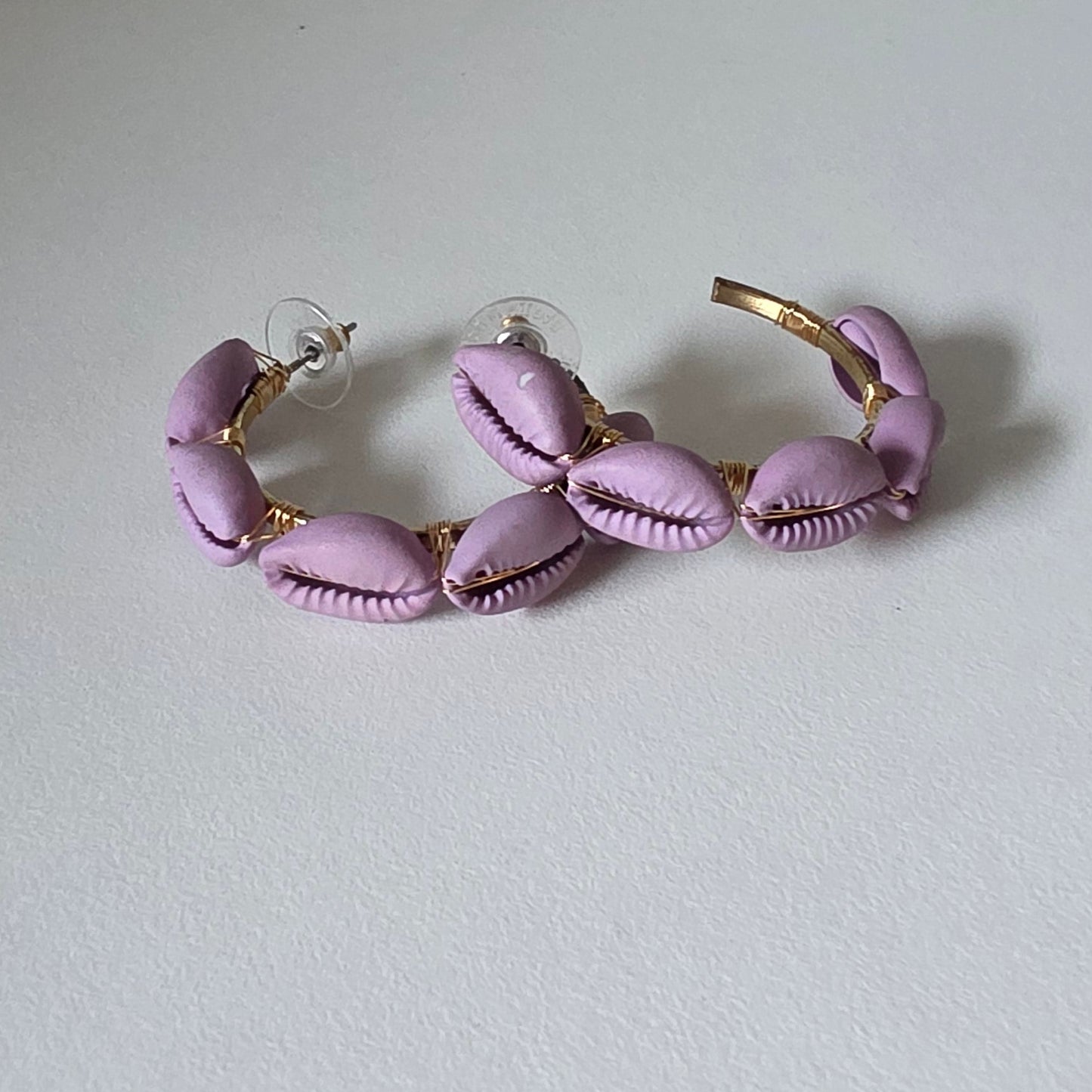 Shell Hoop Earings