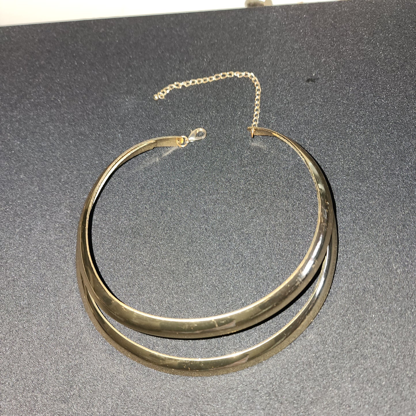 Gold Tone Chunky Chocker
