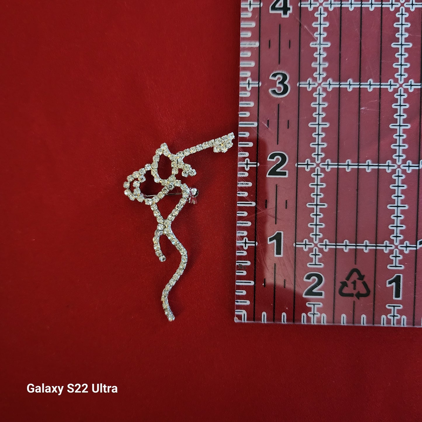 Rhinestone Brooch Pin