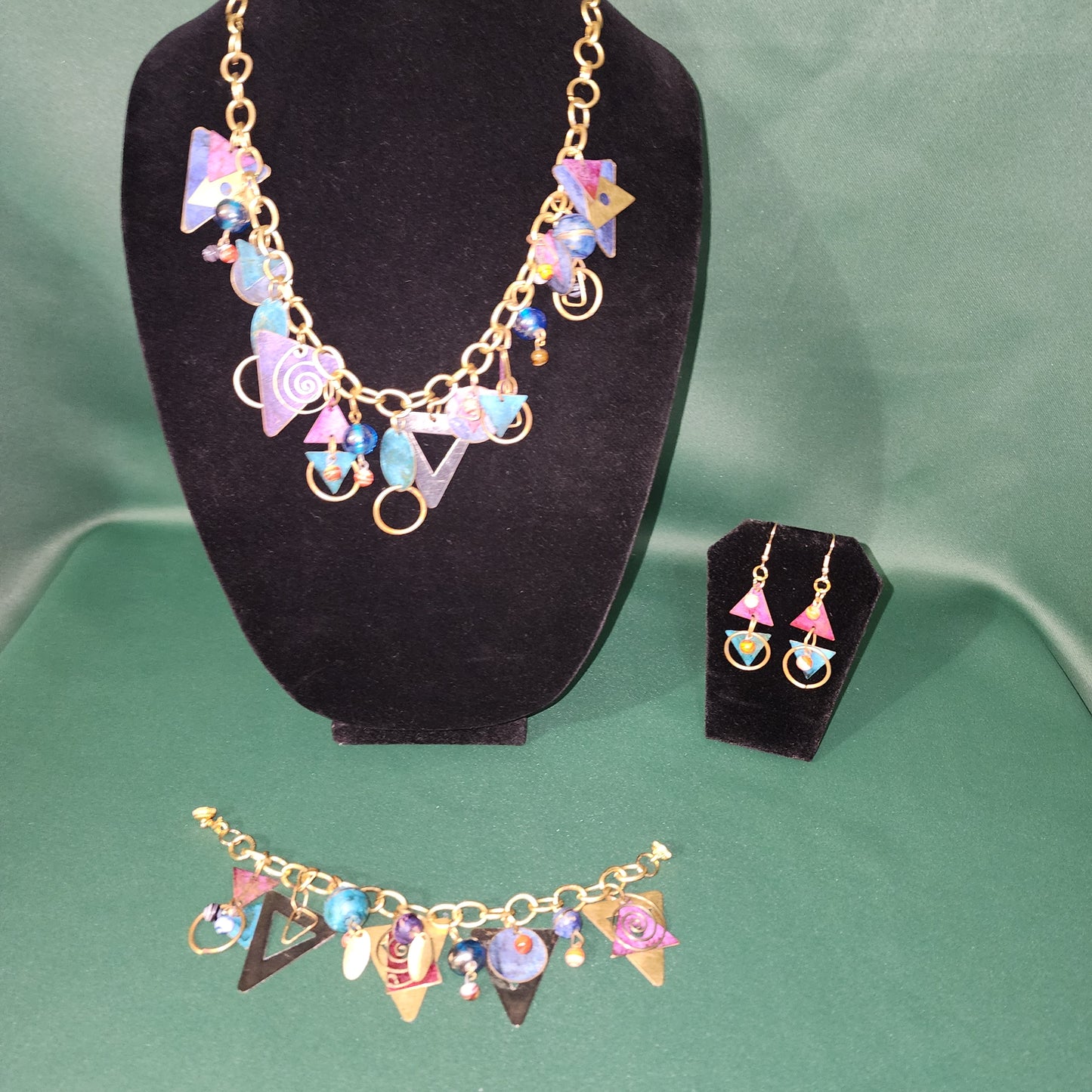 Unique Charm Necklace Set
