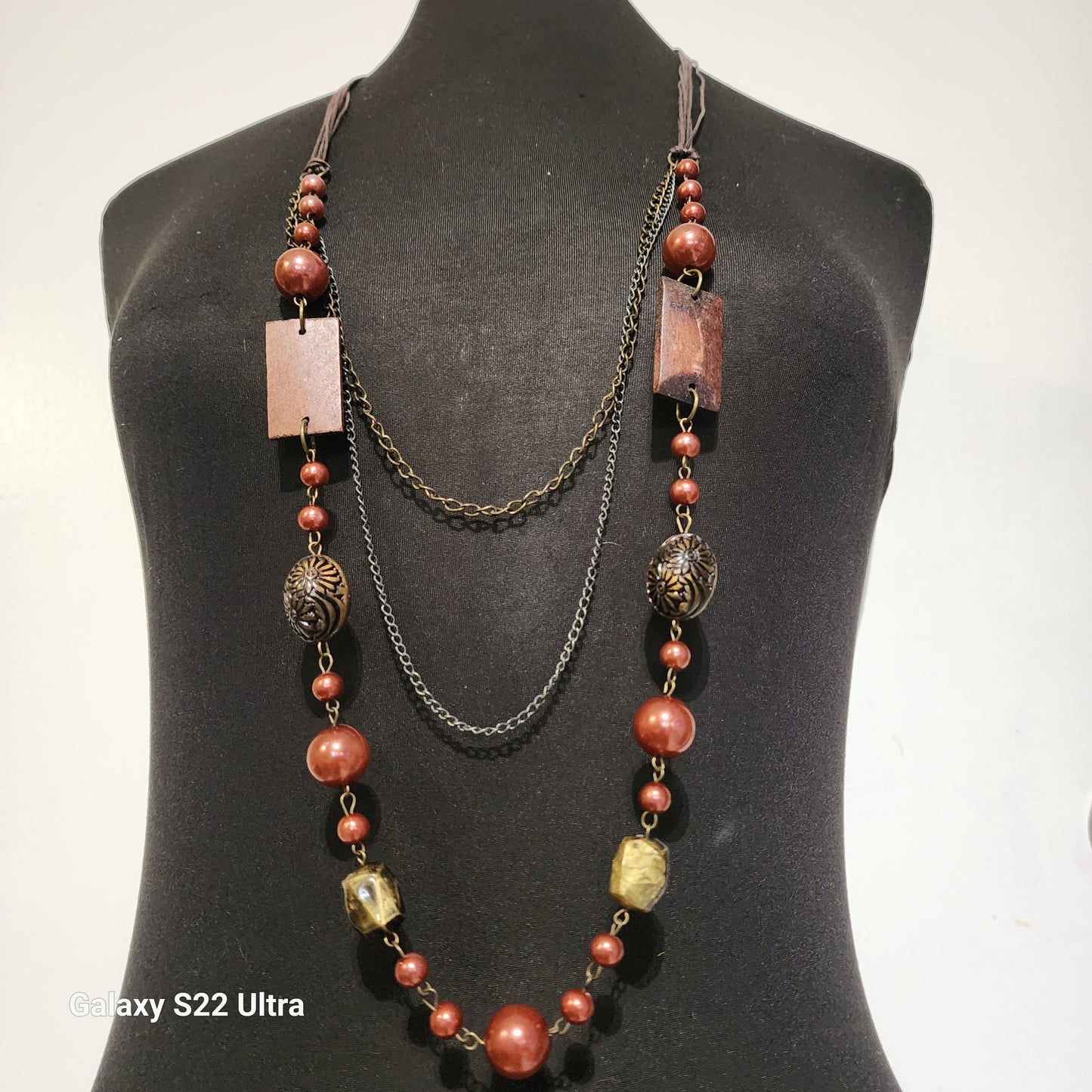 Leather Strand Boho Neckalce