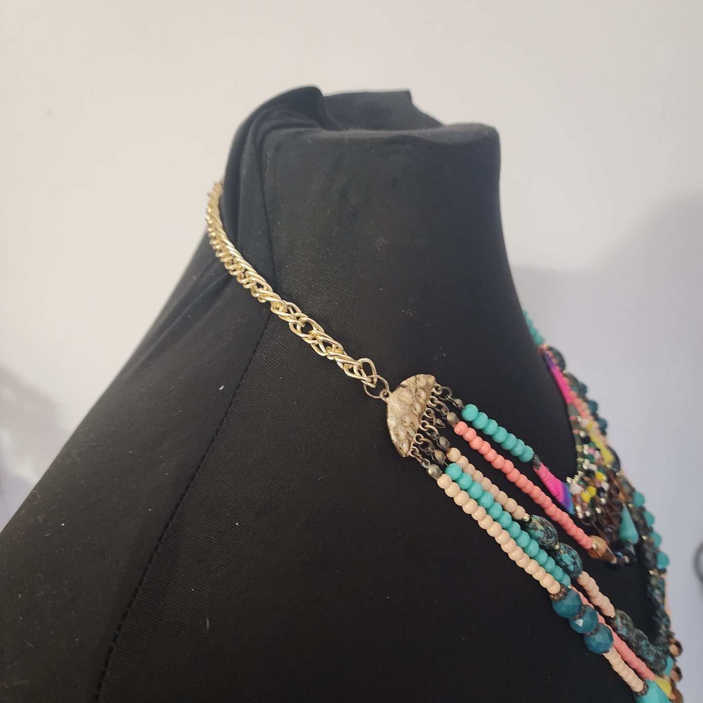 Vintage Multistrand Beaded Necklace