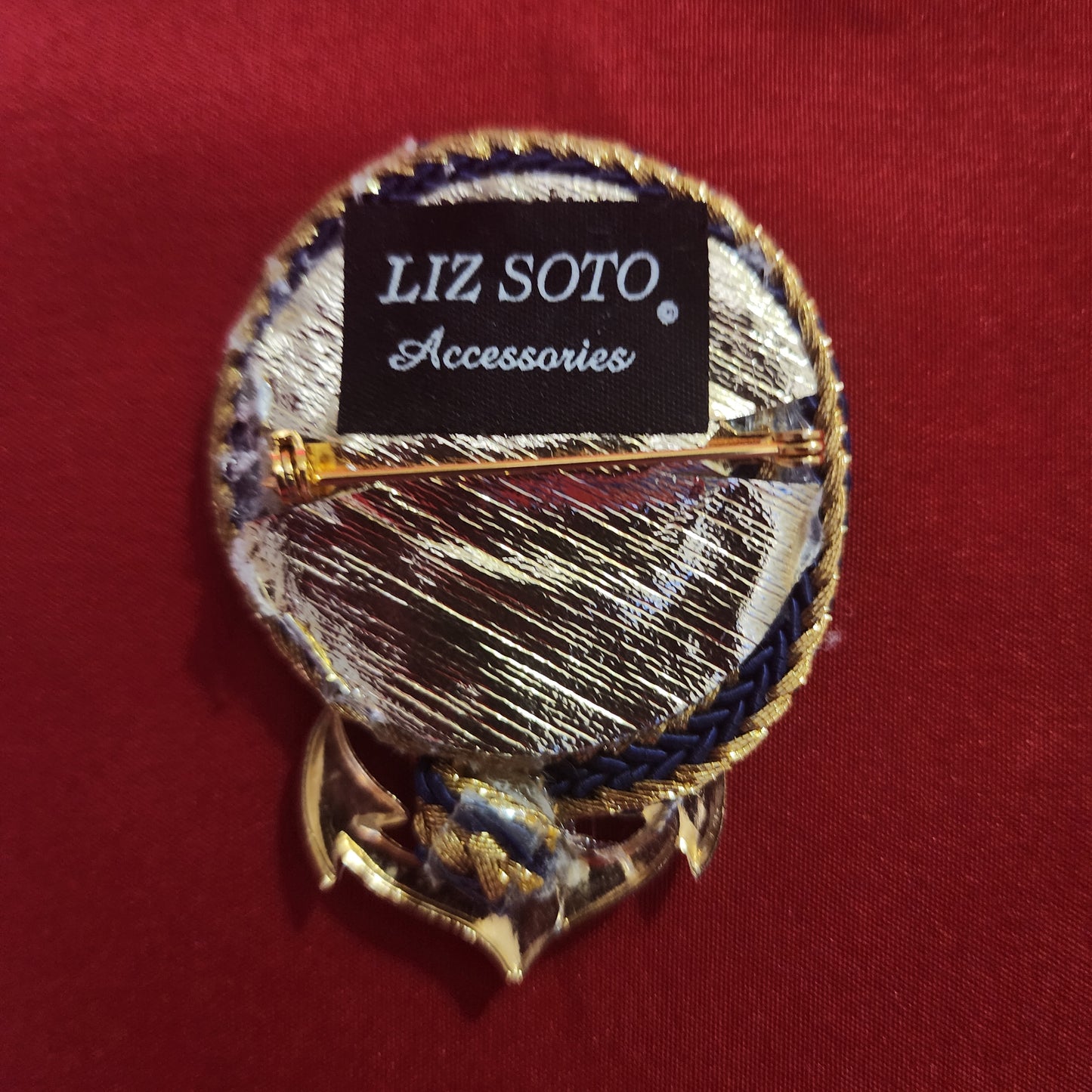 Vintage Liz Soto Accessories Anchor Pin