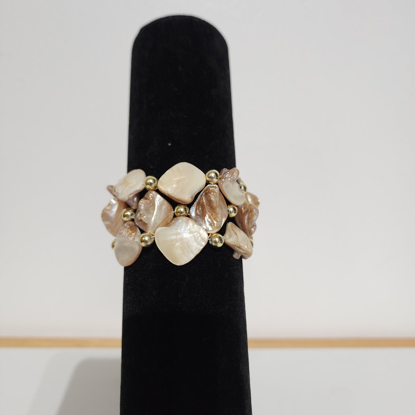 Opalescent Shell Bracelet