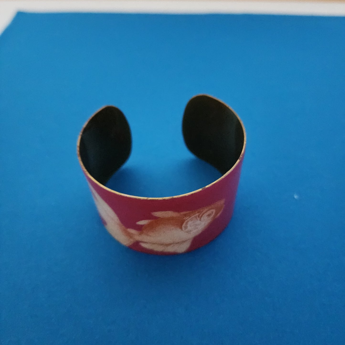 Pink Fish Cuff Bracelet