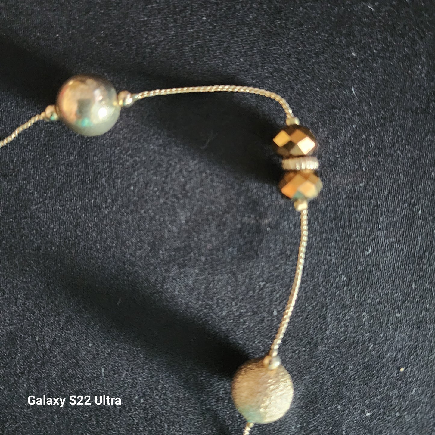 Vintage Gold Tone Long Necklace