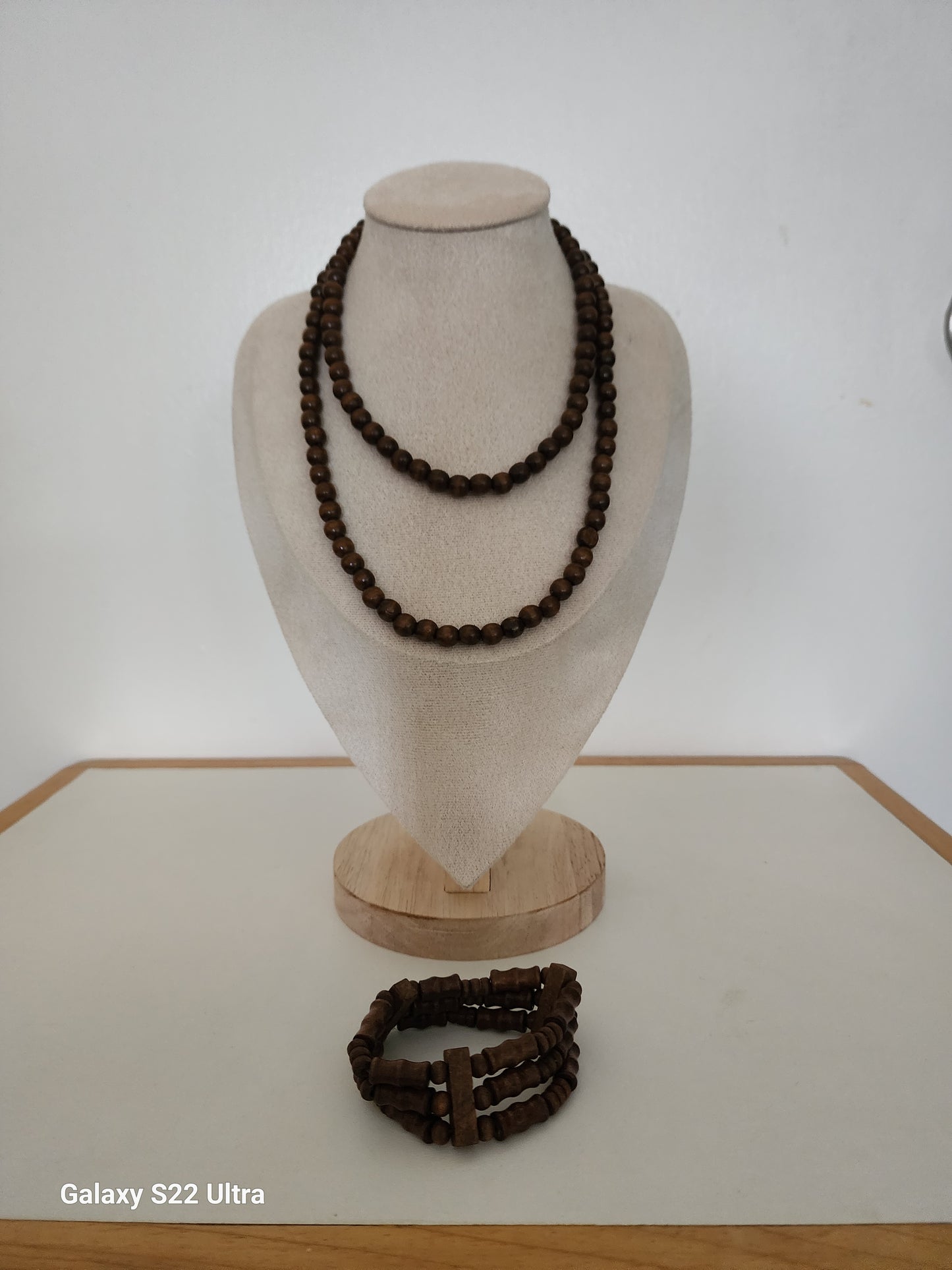 Wooden Necklace Set