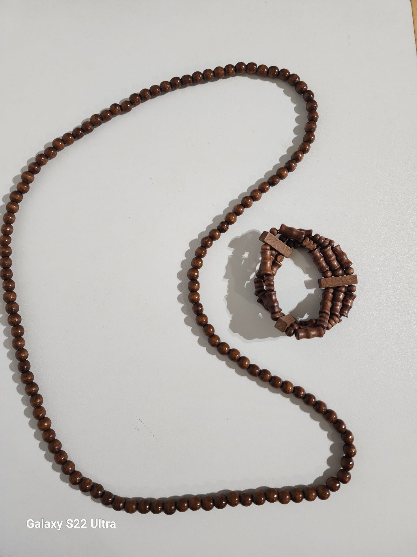 Wooden Necklace Set