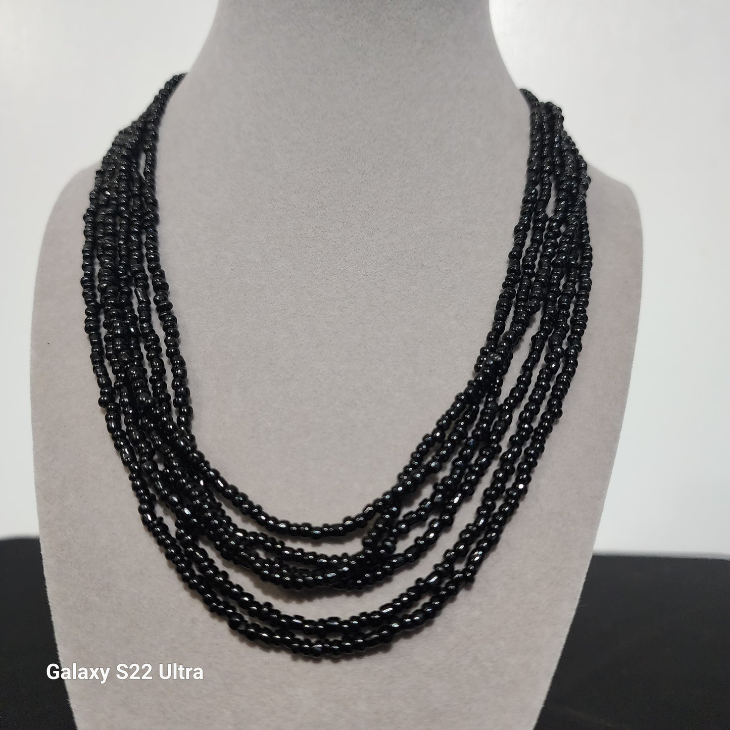 Black Seed Beads Necklace