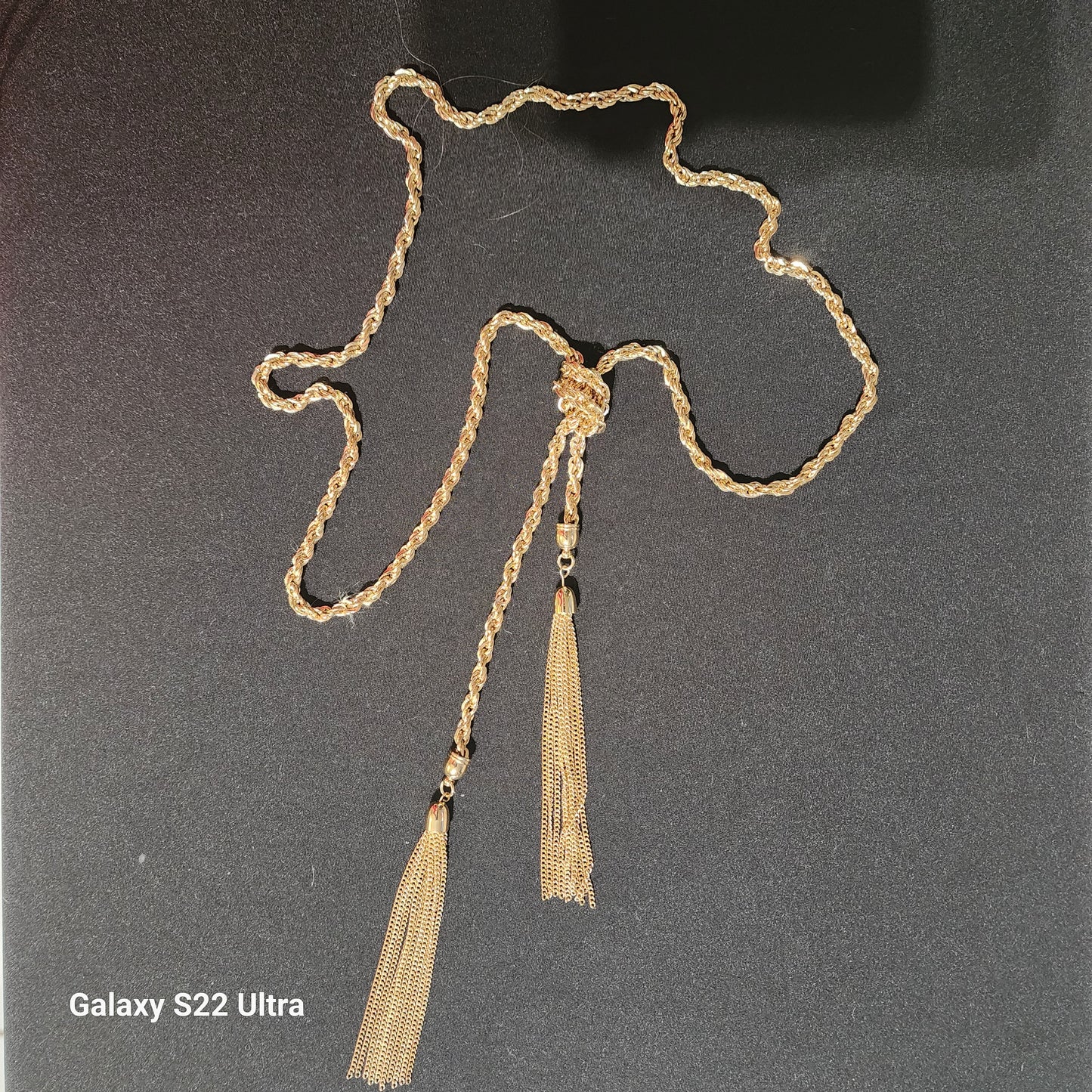 Long Chain Tassel Necklace