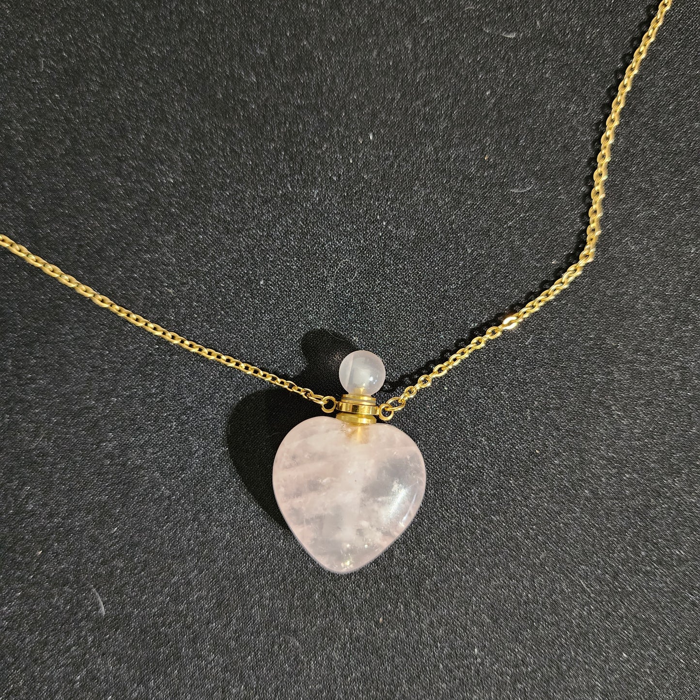 Perfume Bottle Pendant Necklace