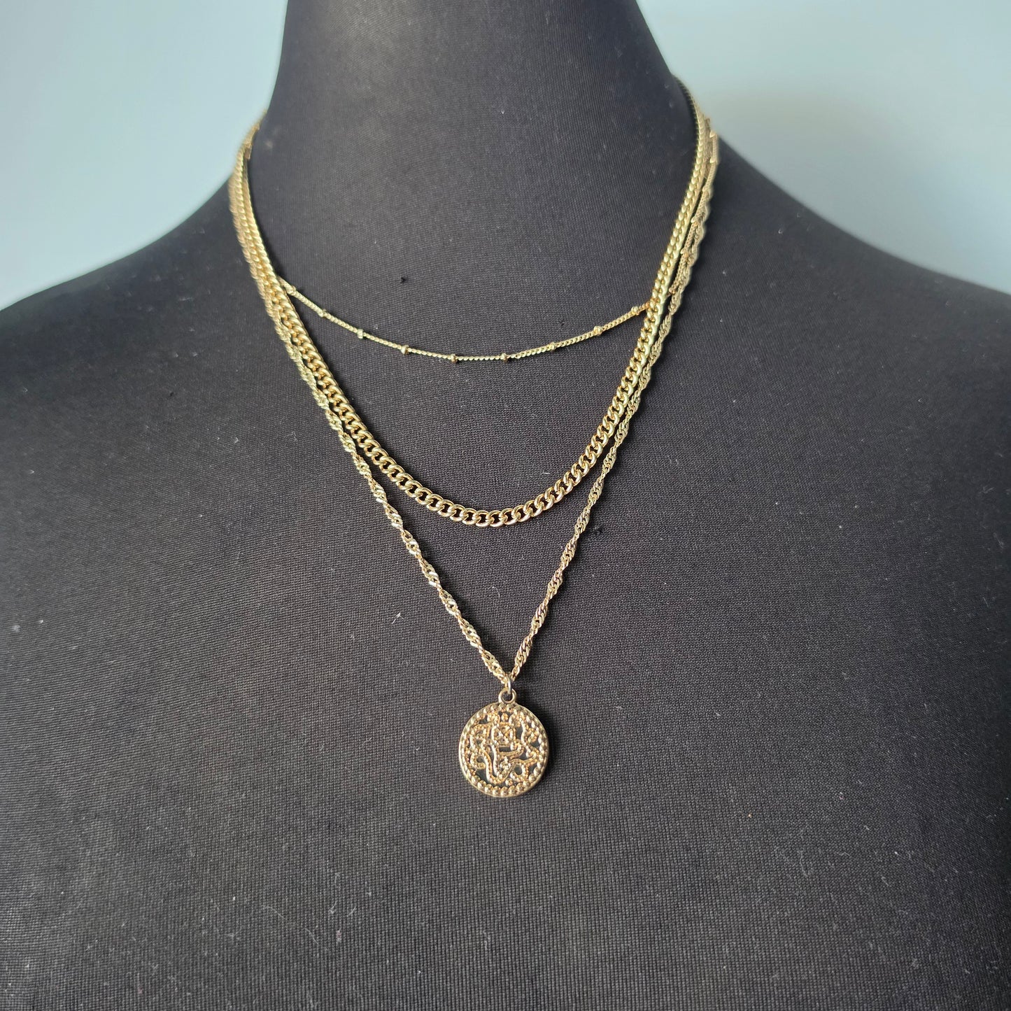 Multi Strand Chain Necklace