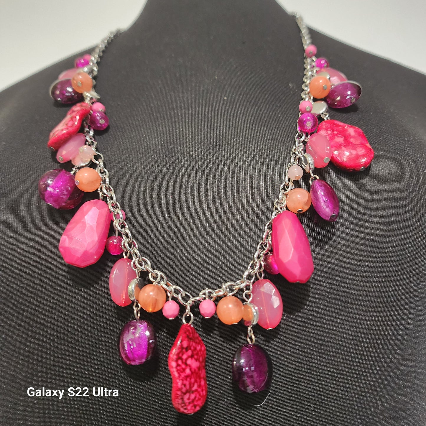 Pink Paparrazi Long Necklace