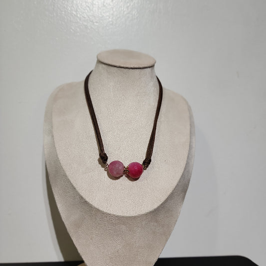 Pink Quartz Necklace