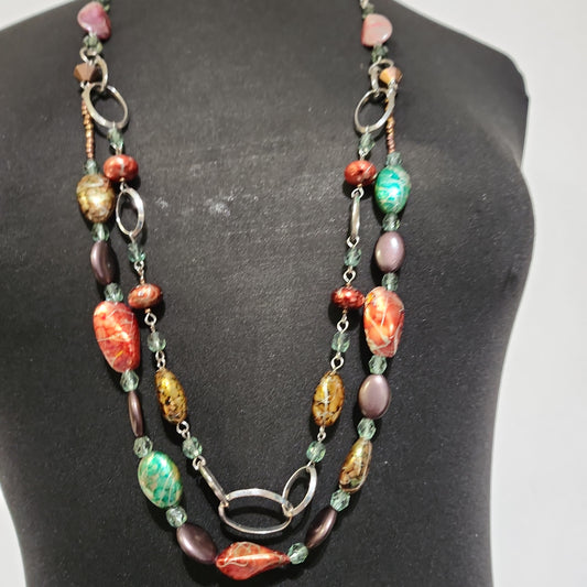 Vintage 2 Tiered Necklace