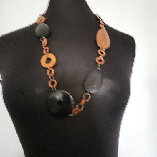 Wood Bead Necklace