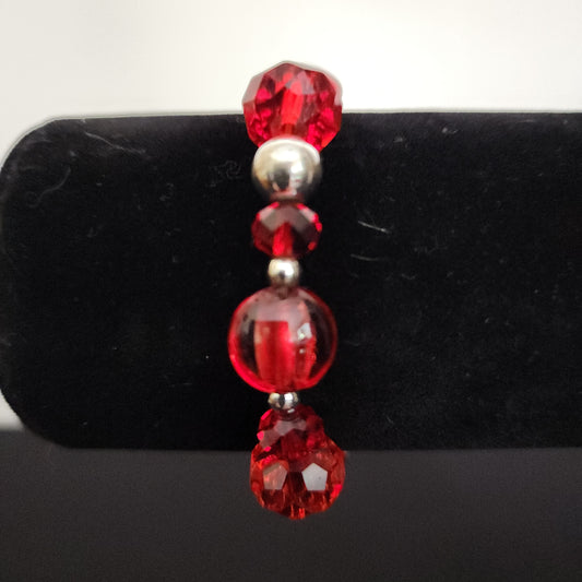 Red Glass Bracelet