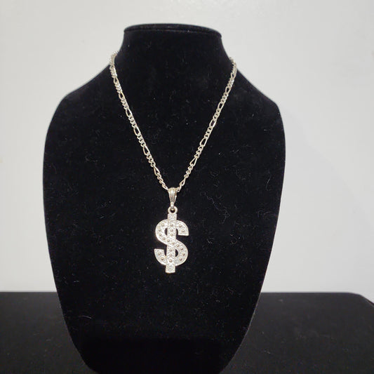 Silver Tone Chain Necklace