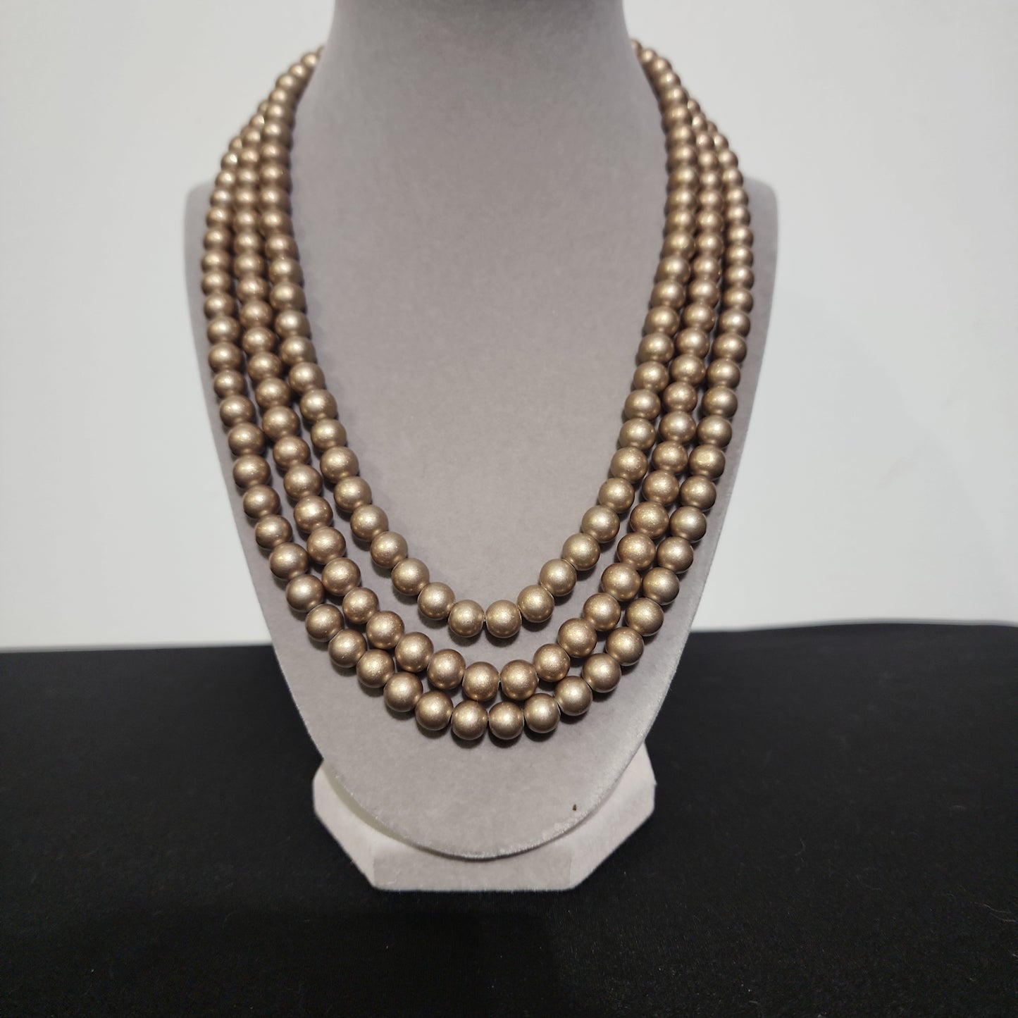 Vintage Triple Strand Necklace