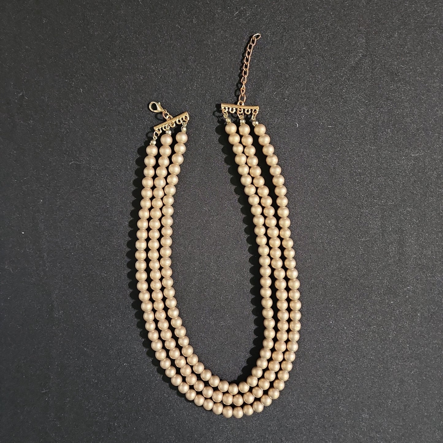 Vintage Triple Strand Necklace