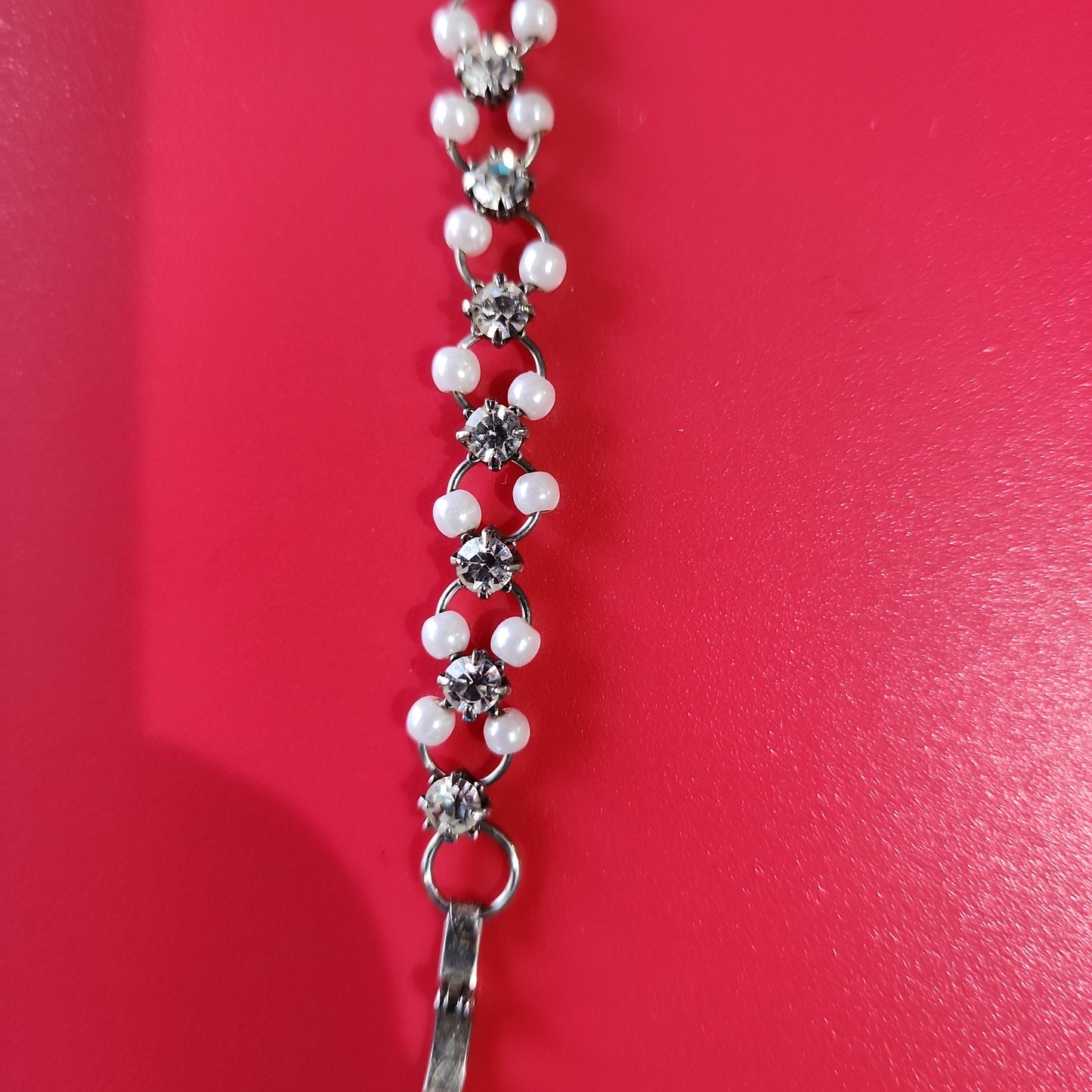 Pearl & Rhinestone Bracelet