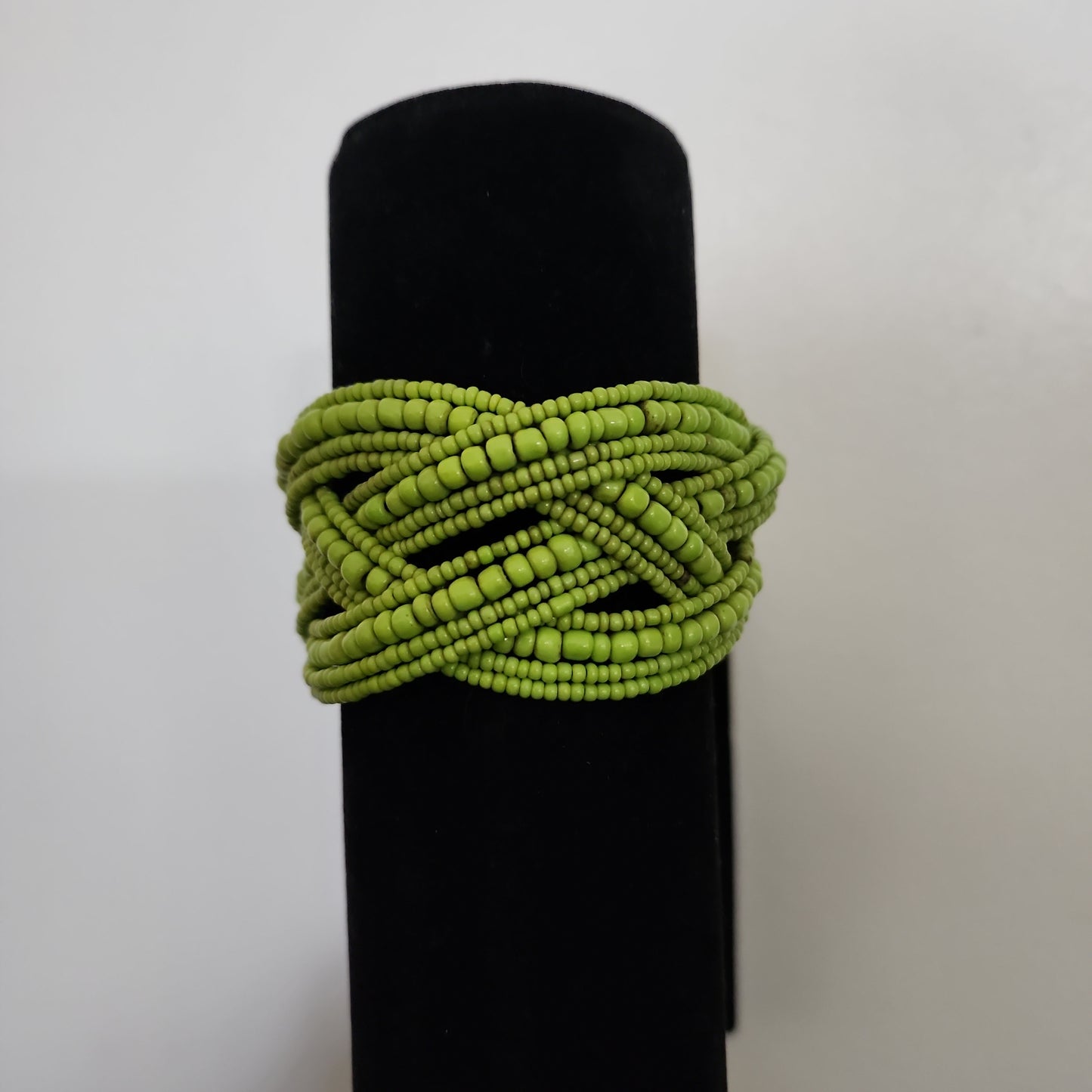 Lime/PeaGreen Seed Bracelet