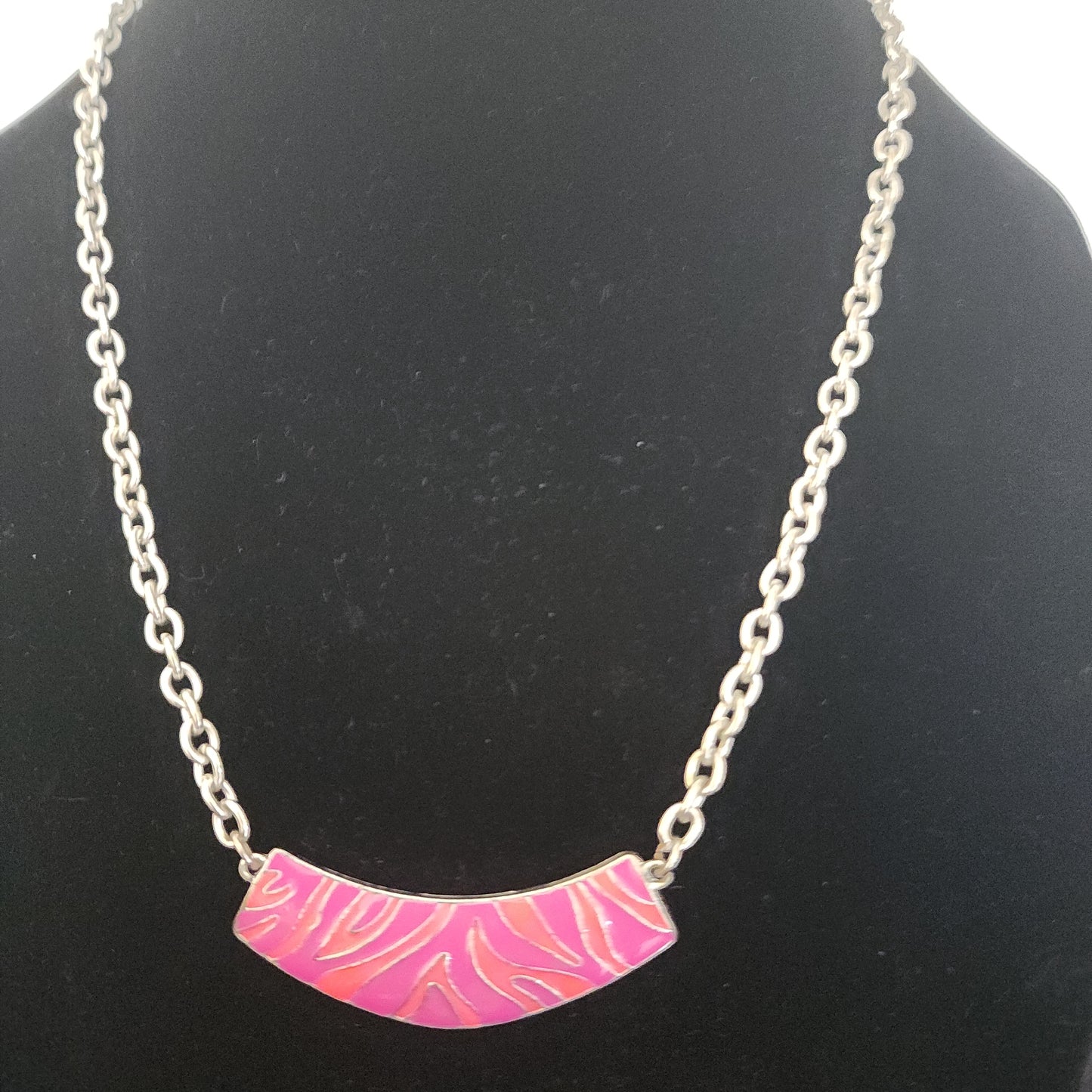 Pink Pendant Necklace