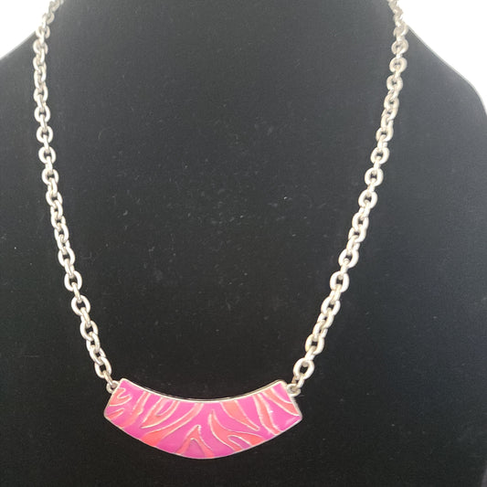 Pink Pendant Necklace