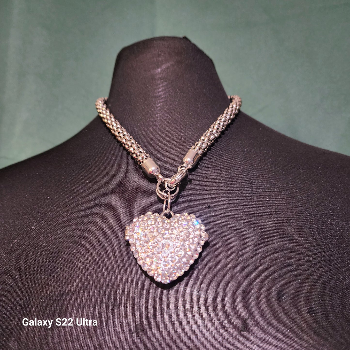 Swarovski  Heart Locket Necklace