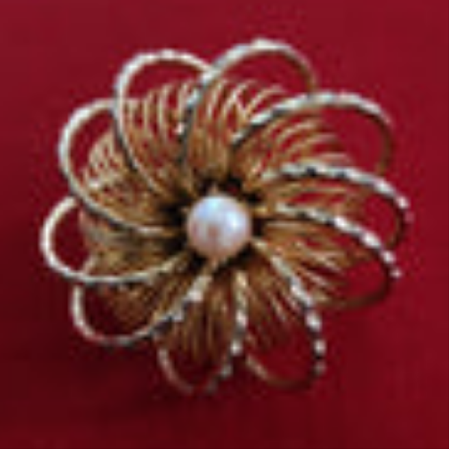 Vintage Wired Art Brooch
