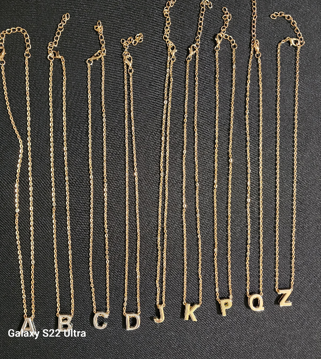 Initial Pendant Necklace