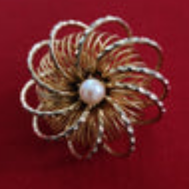 Vintage Wired Art Brooch