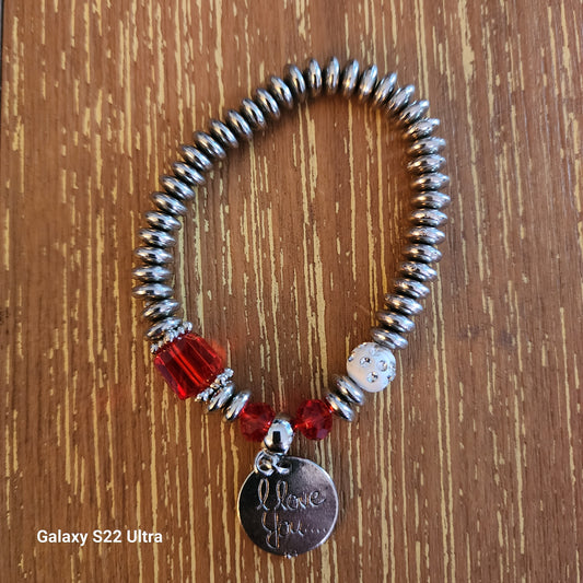 I love You Charm Bracelet