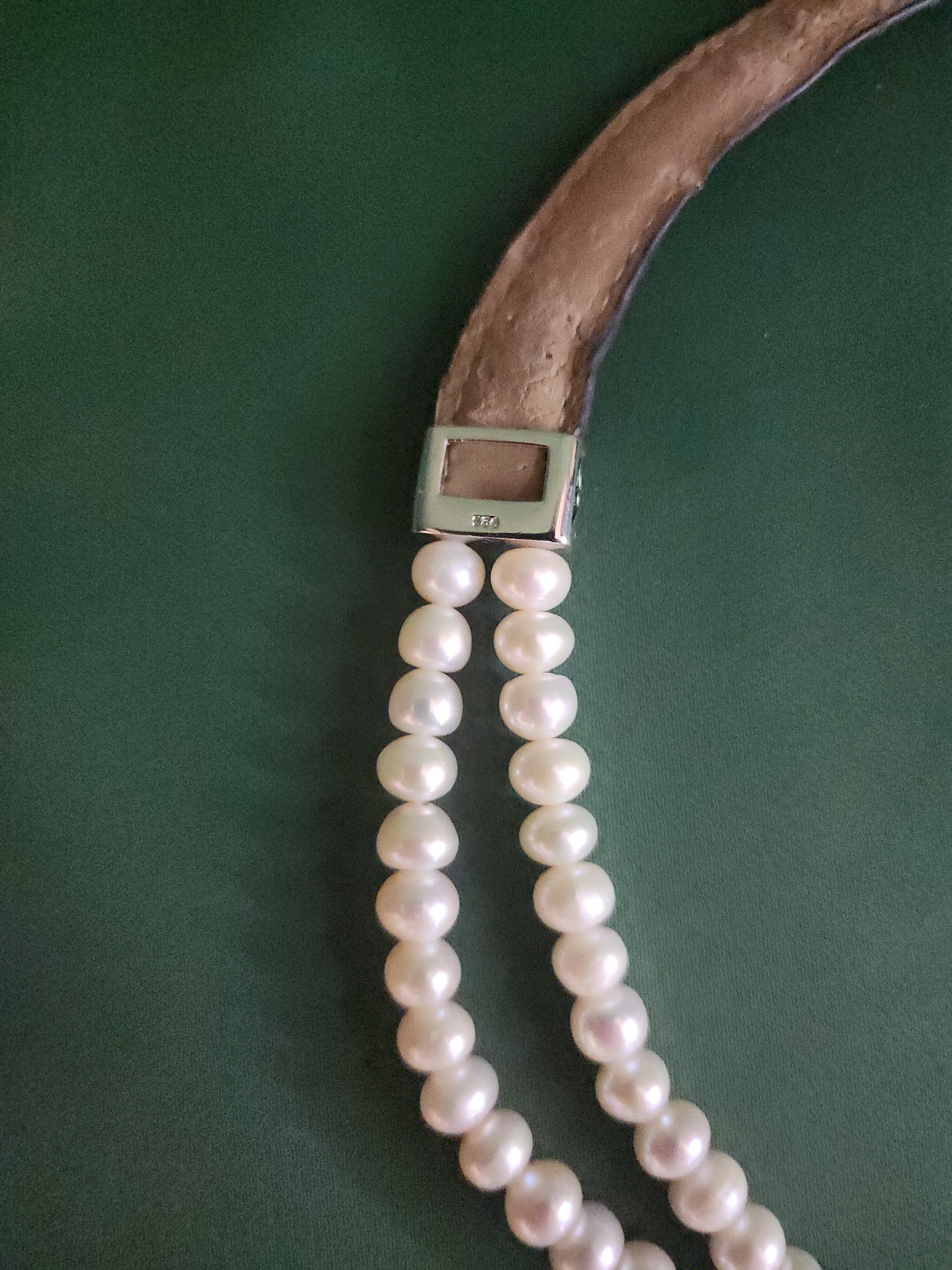 Honora, 925  & Leather  Choker
