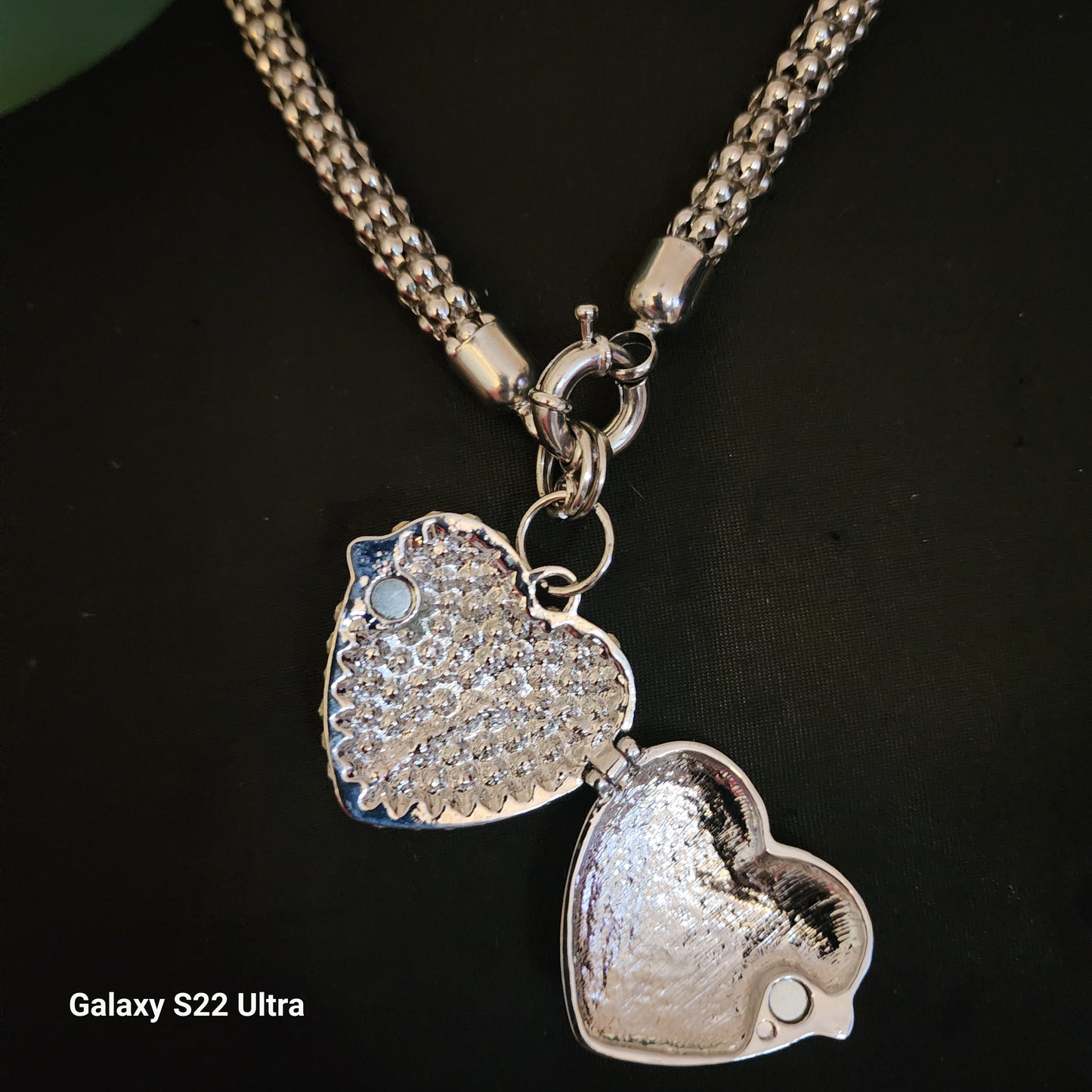 Swarovski  Heart Locket Necklace