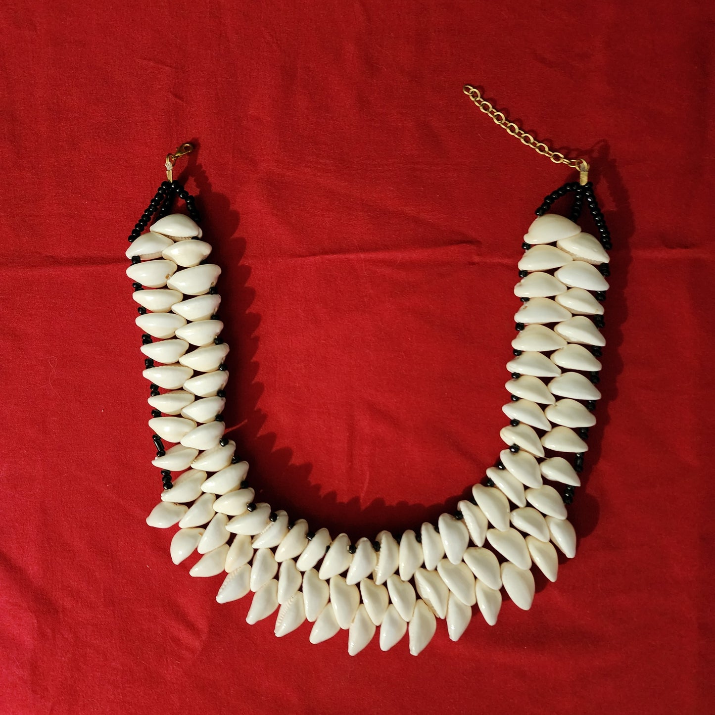 Vintage Cowrie Shell Necklace