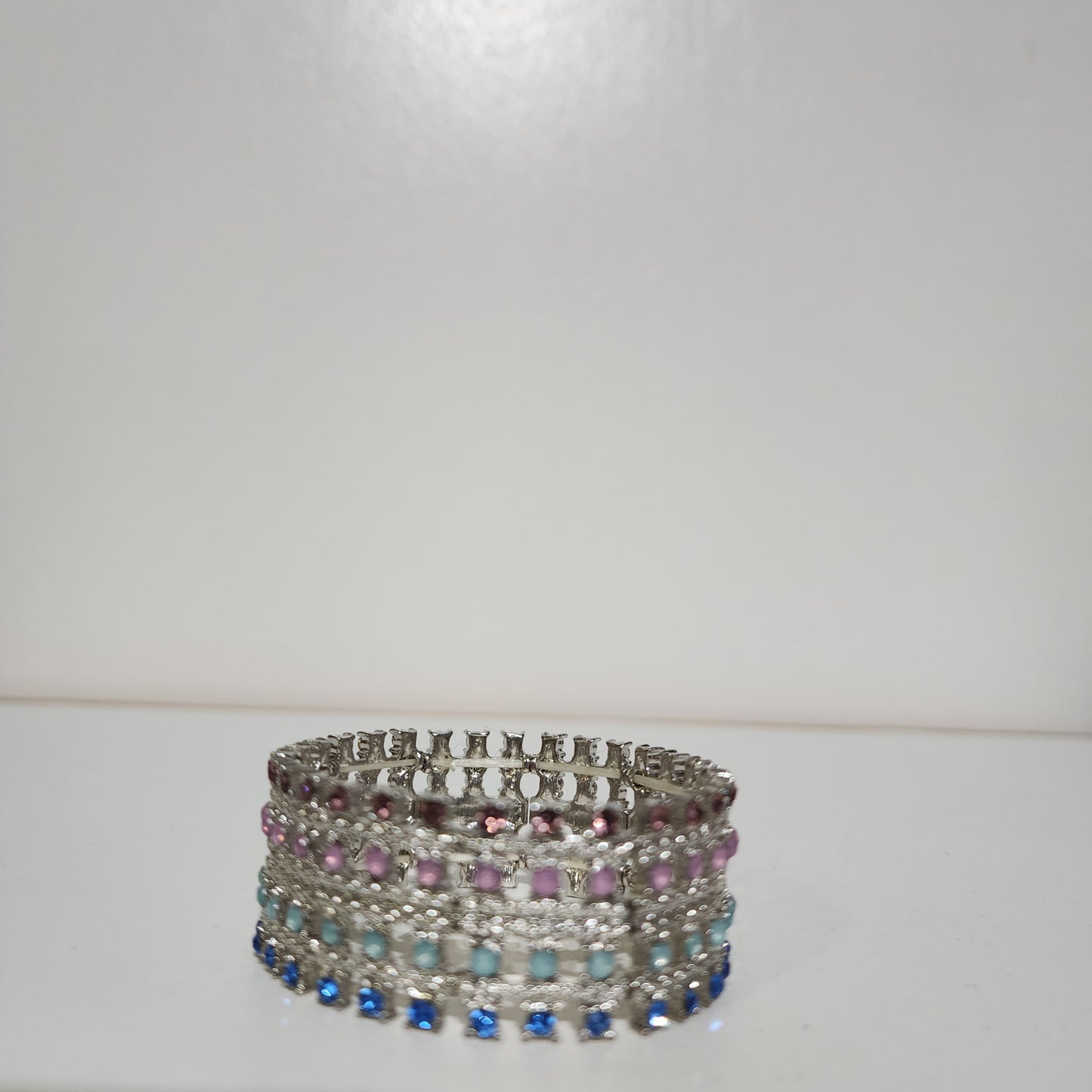 Rhinestone 4 Color Stretch Bracelet