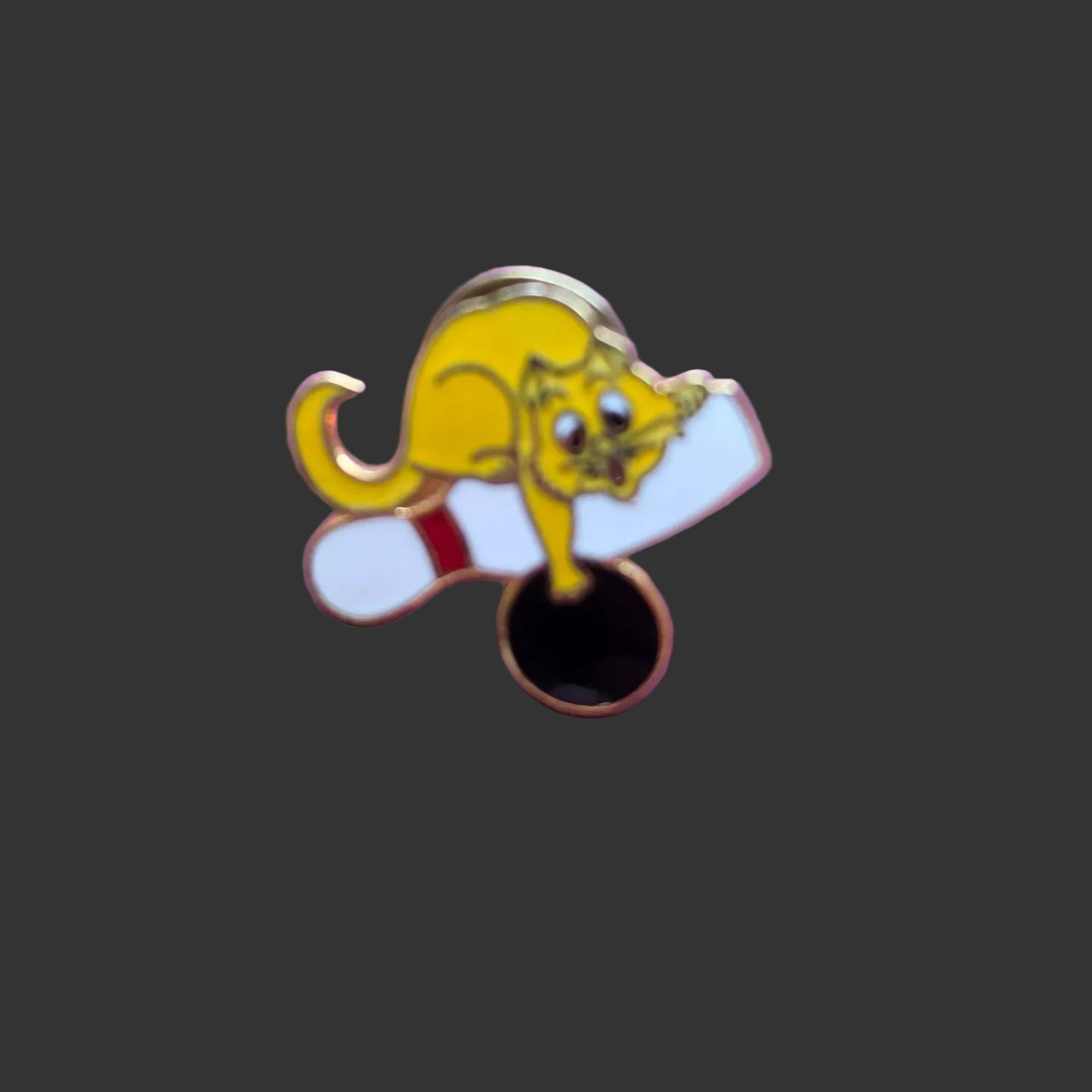 Bowling Game Kitty Cat Pin