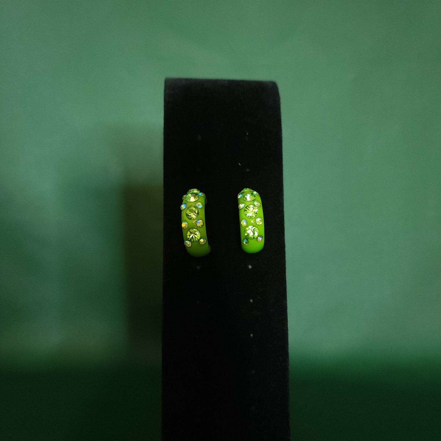 Green Acrylic Hoop
