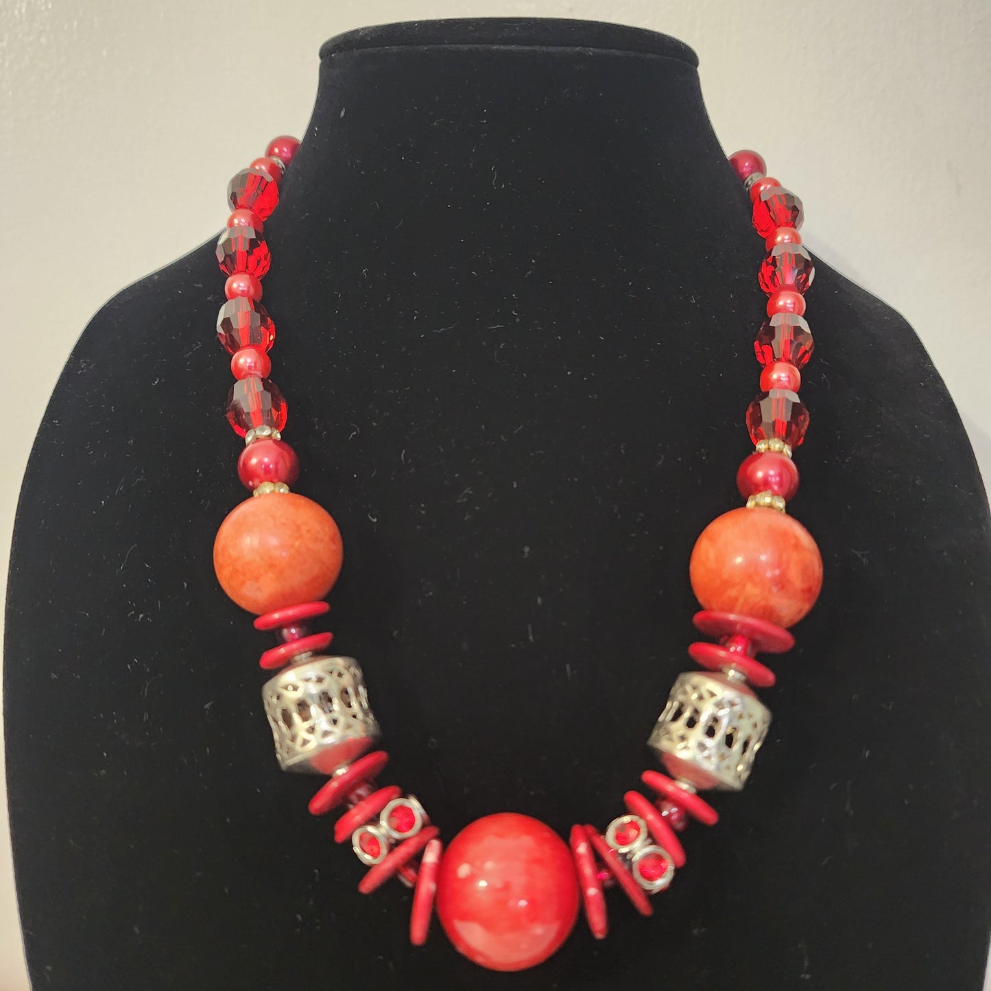 Vintage Red Necklace