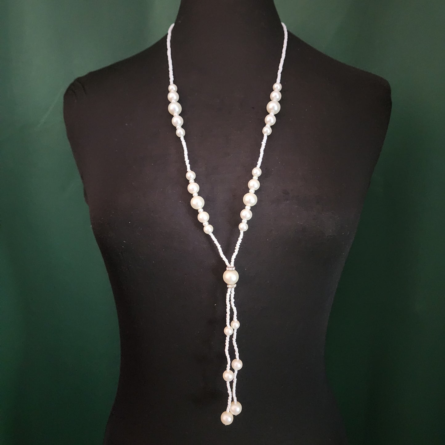 Long Tassel Necklace with earings