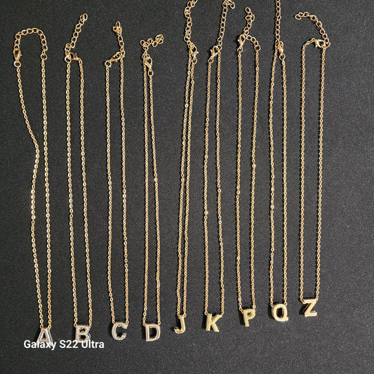 Initial Pendant Necklace