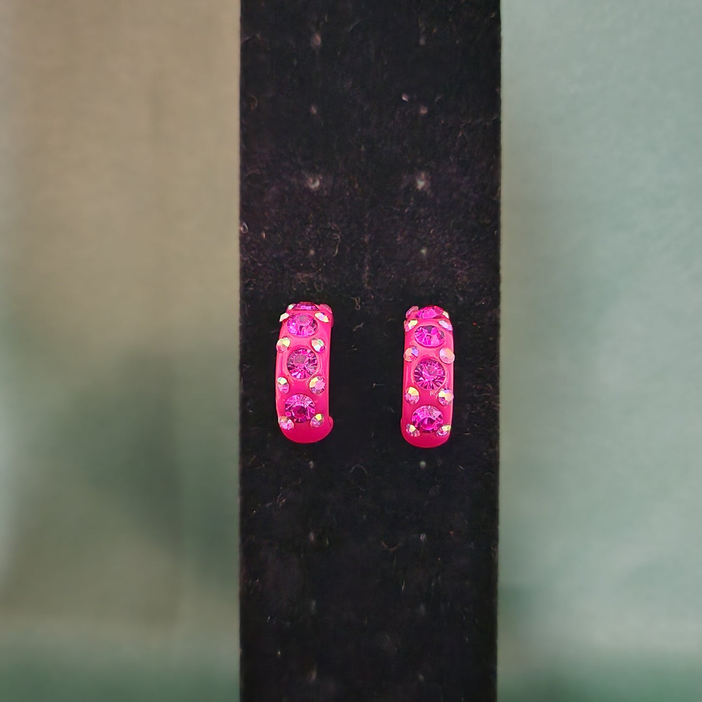 Pink Acrylic Hoop