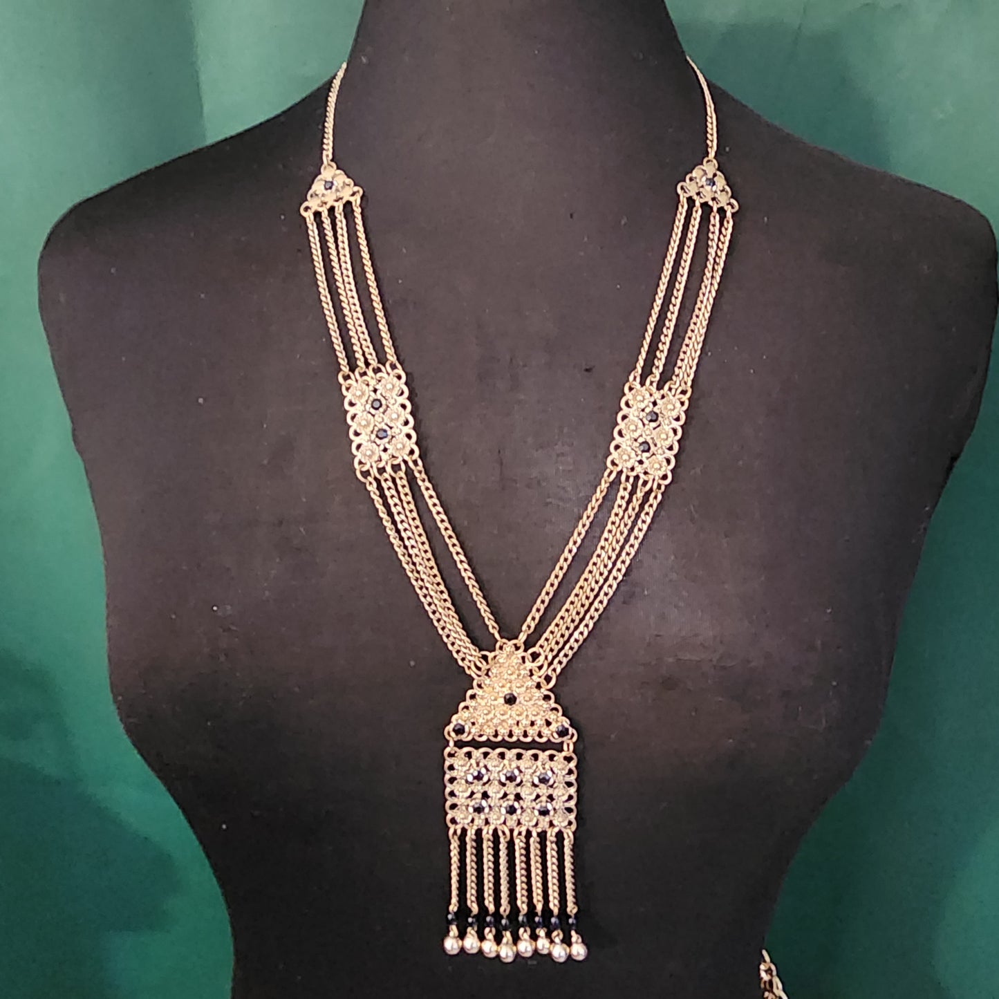 Vintage Etruscan Style Necklace