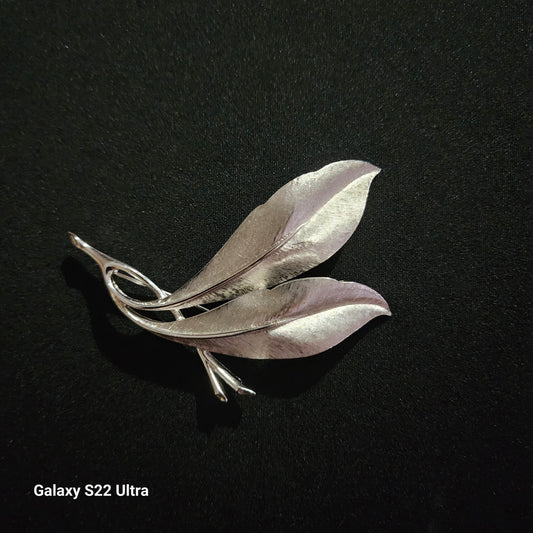 Trifari Leaf Brooch